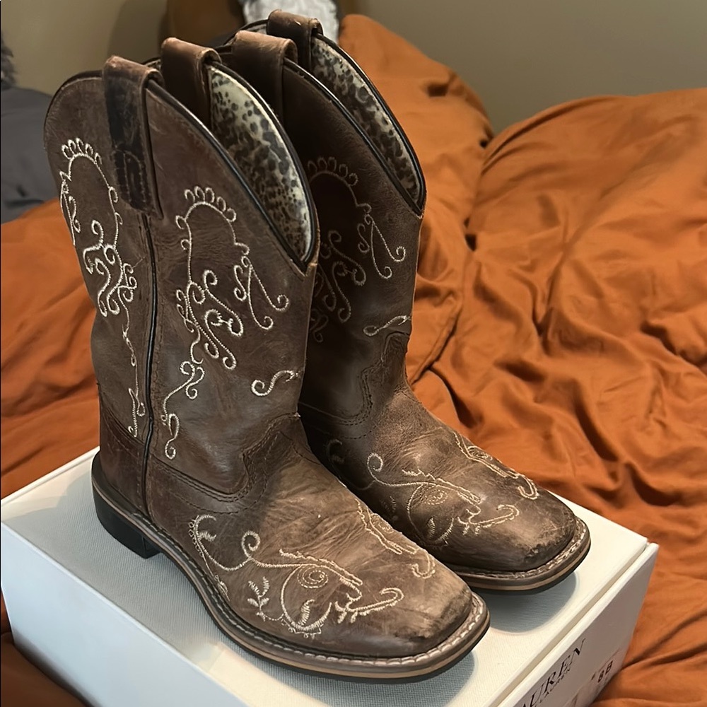 Brown Kids Boots